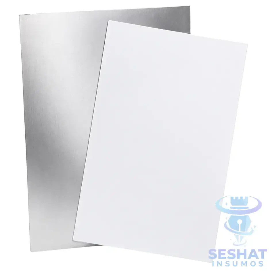 Placa de Aluminio Sublimable Blanca A4 40 × 60 cm 0,4mm 1