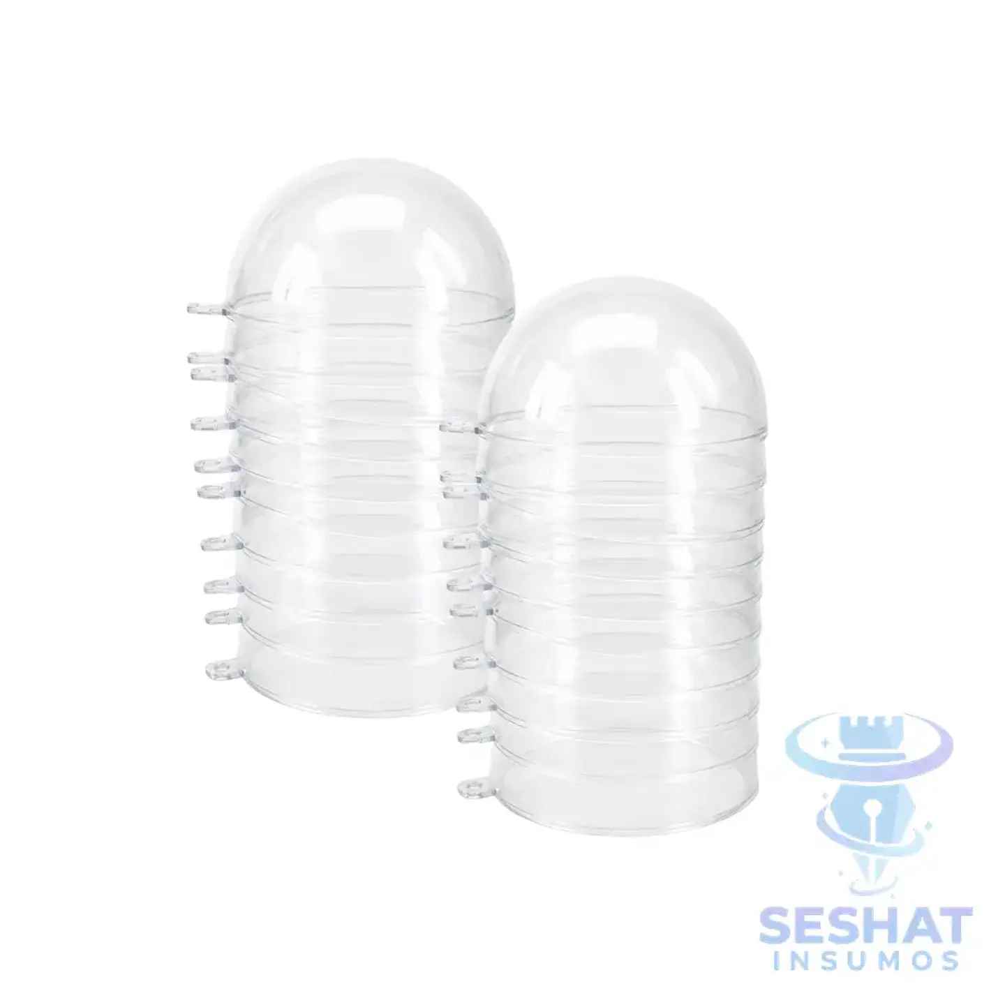 Esferas Acrílicas Navideñas Transparentes 8 cm para Personalizar | Seshat Insumos 2