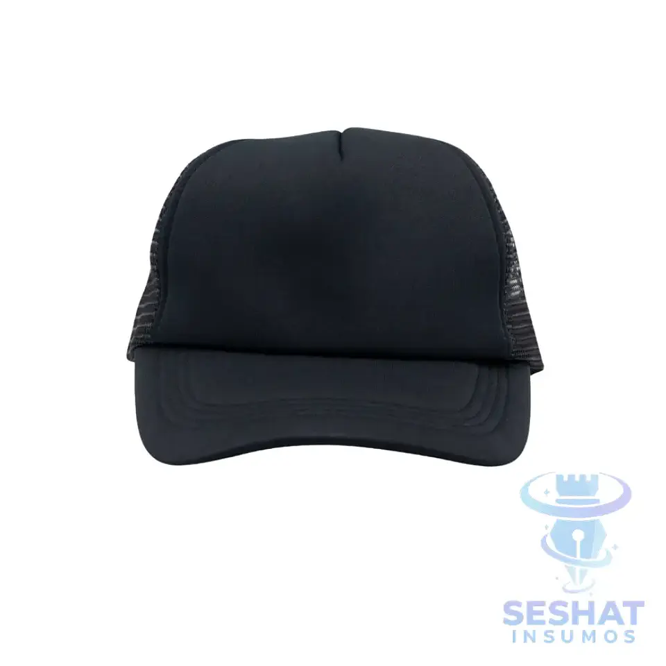 Gorro Trucker Negro Personalizable de Malla | Gorro para Personalización 2
