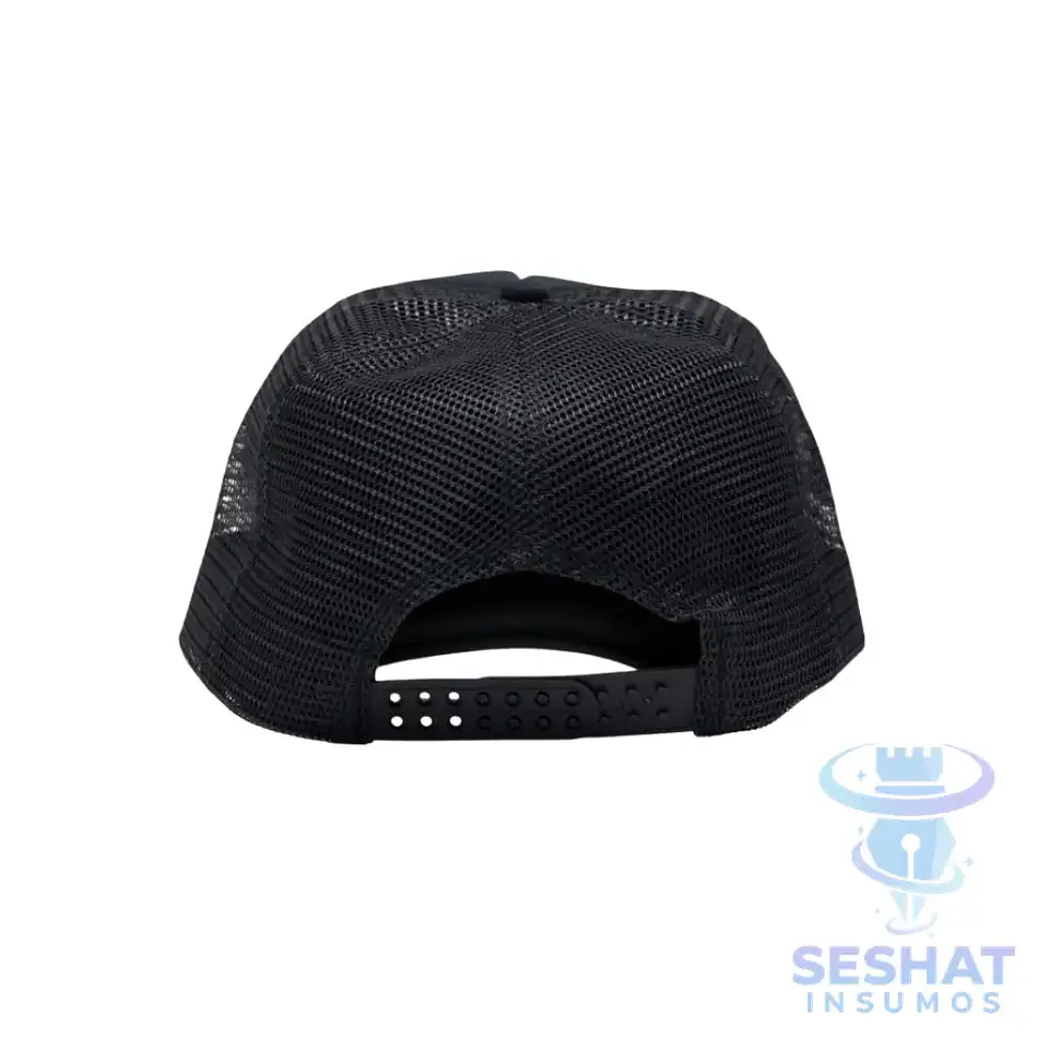 Gorro Trucker Negro Personalizable de Malla | Gorro para Personalización 3