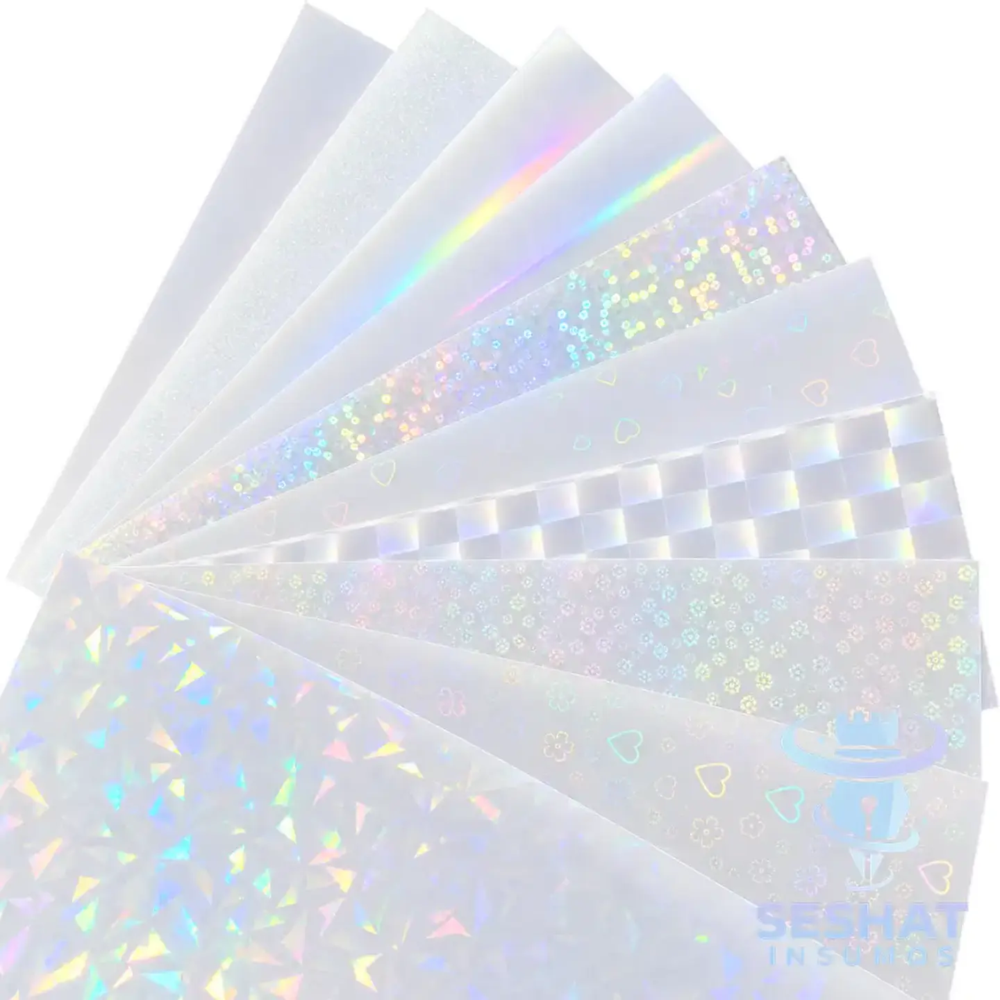 Laminado en Frío A4 Holográfico 50 Hojas para Stickers y Papelería – Resma 50 Hojas 1