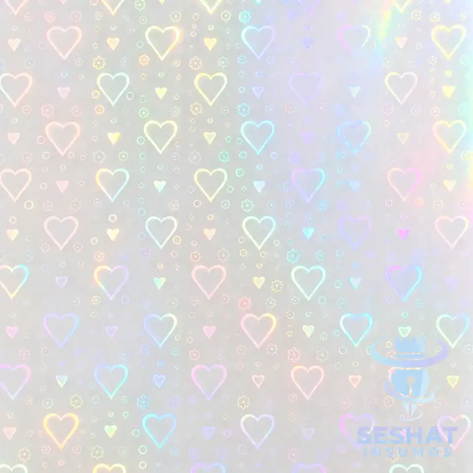 Laminado en Frío A4 Holográfico 10 Hojas para Stickers y Papelería 7