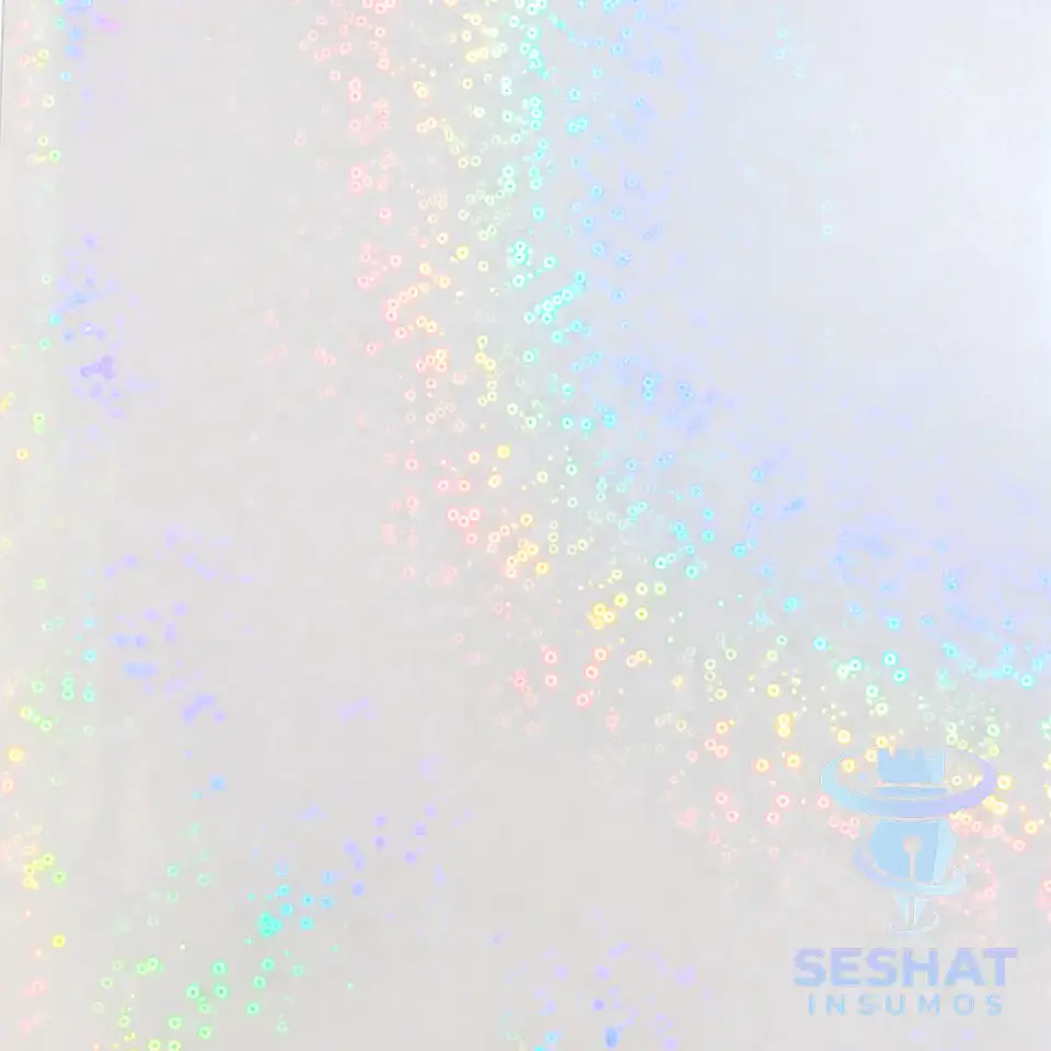 Laminado en Frío A4 Holográfico 10 Hojas para Stickers y Papelería 13