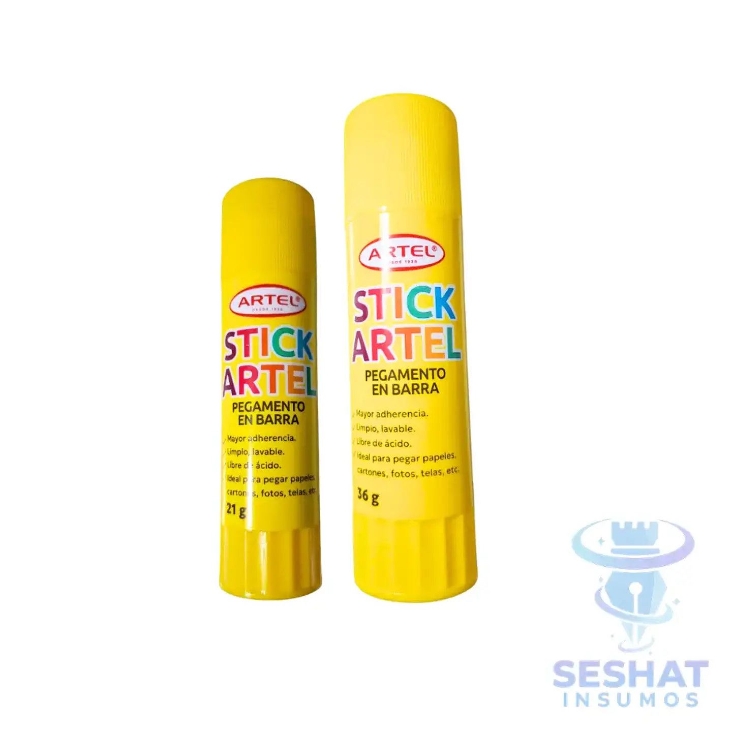Pegamento en Barra Artel Stick 21g y 36g para Papelería y Manualidades 1