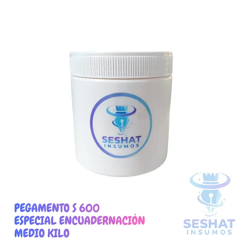 Pegamento S600 para Encuadernación y Tacos 500g | Adhesivo Flexible para Papelería