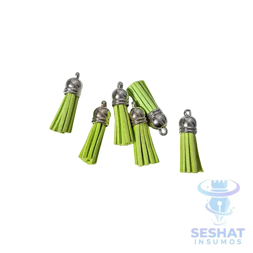 Borlas de Gamuza 3,5 cm Pack 6 Unidades para Agendas y Llaveros 5
