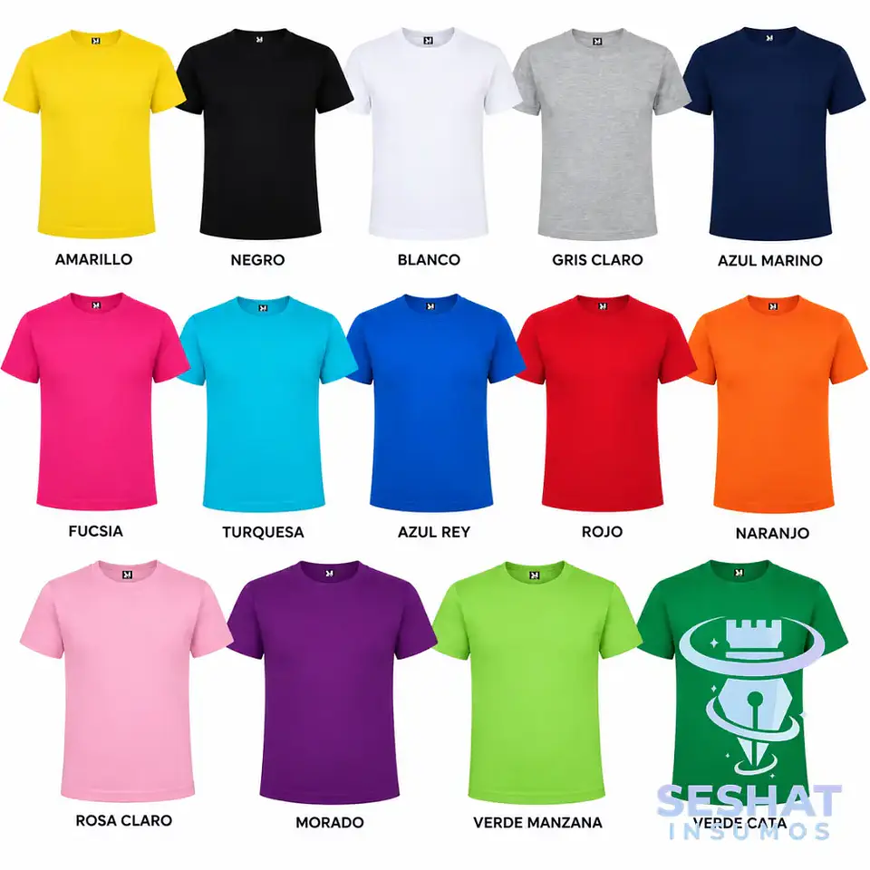 Polera Roly Dogo Premium Niño 100% Algodón para Personalizar | Seshat Insumos 1