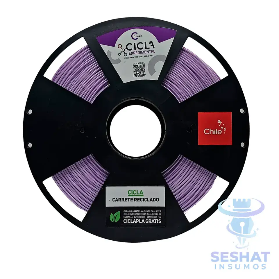 Filamento PLA Cicla 1 kg 1,75 mm para Impresora 3D | Seshat Insumos | Producto Chileno 9