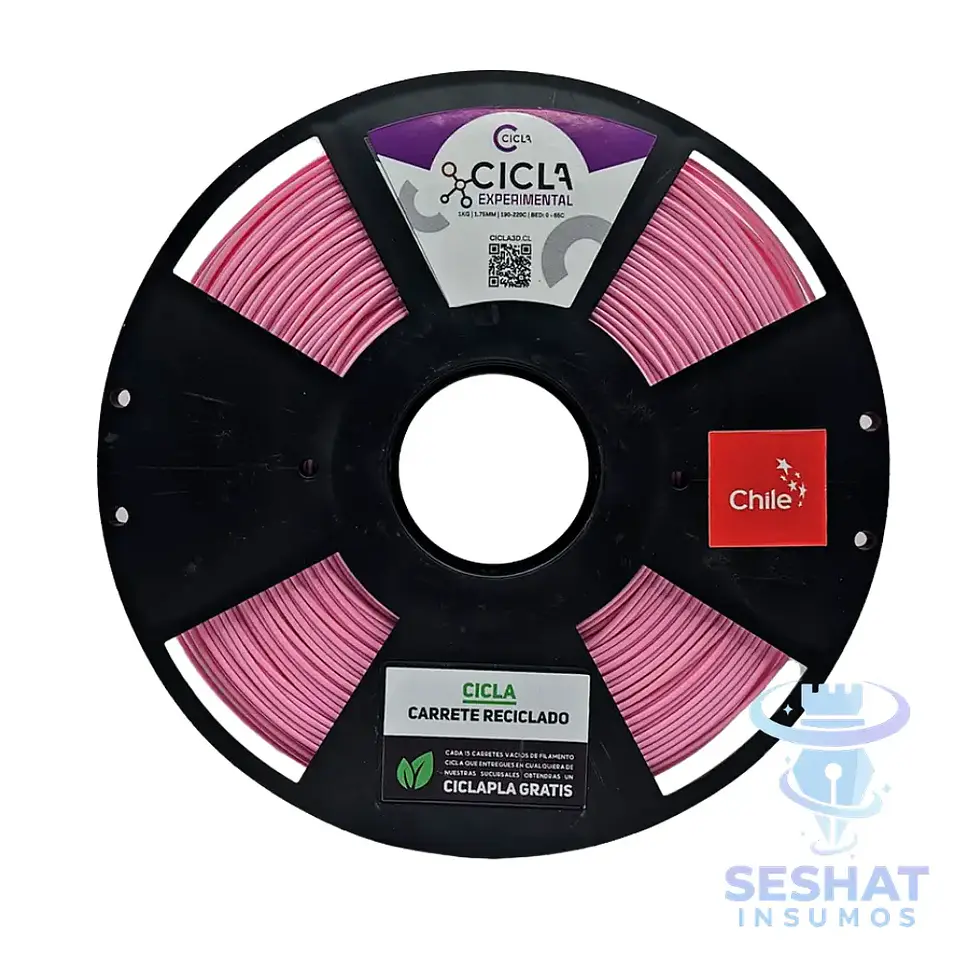 Filamento PLA Cicla 1 kg 1,75 mm para Impresora 3D | Seshat Insumos | Producto Chileno 13