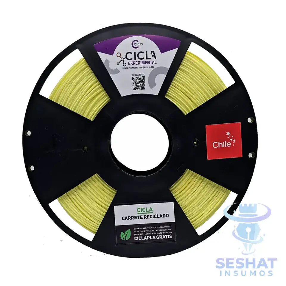 Filamento PLA Cicla 1 kg 1,75 mm para Impresora 3D | Seshat Insumos | Producto Chileno 14