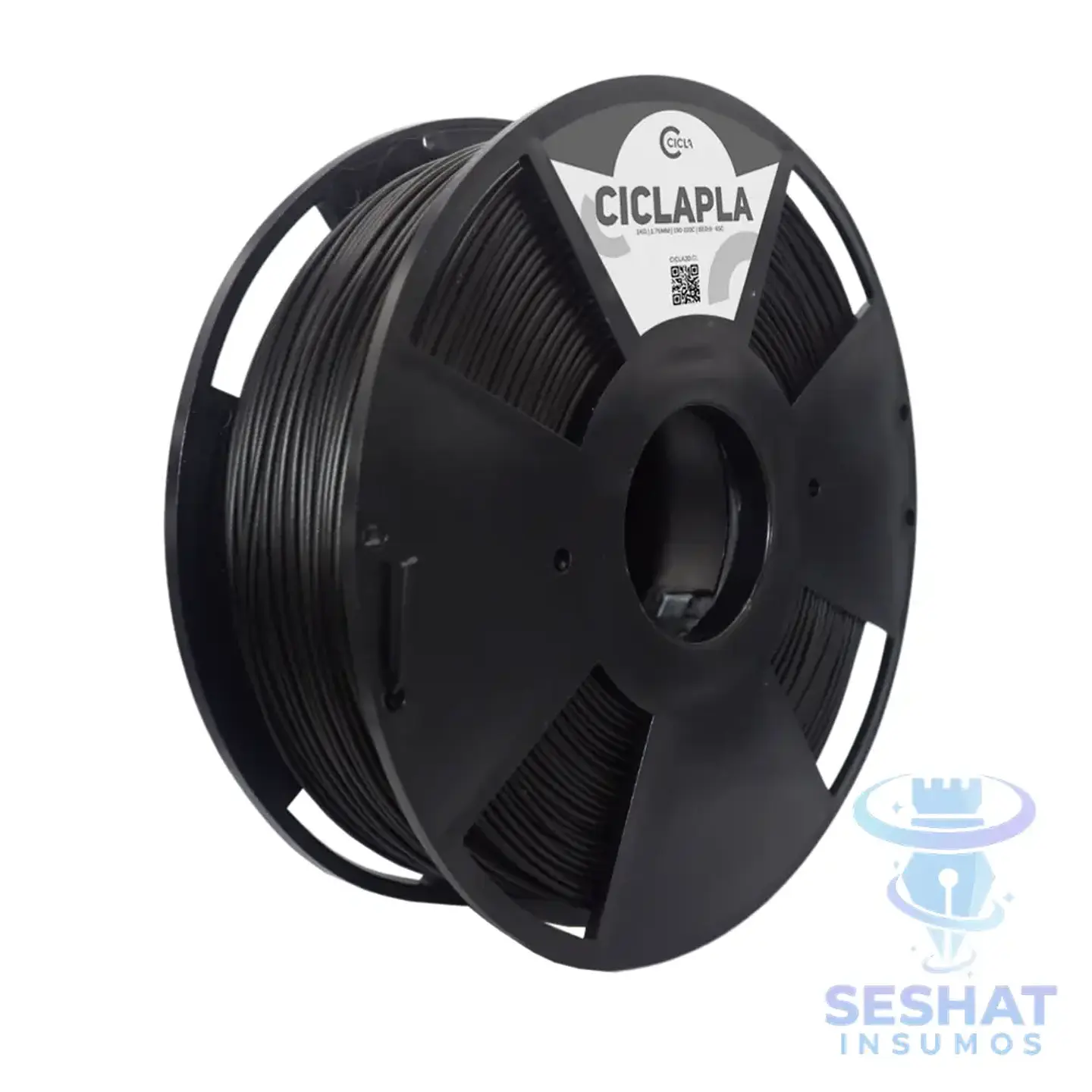 Filamento PLA Cicla 1 kg 1,75 mm para Impresora 3D | Seshat Insumos | Producto Chileno 3