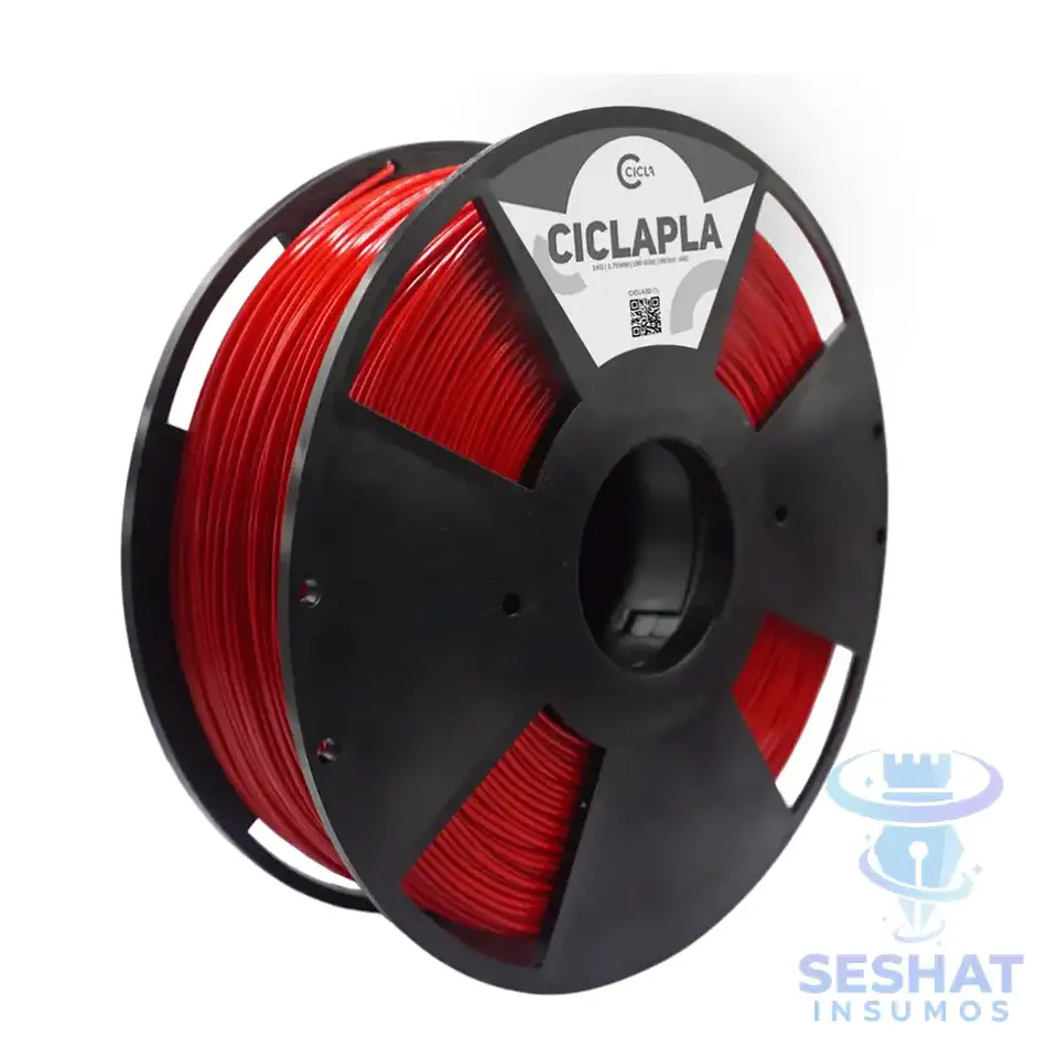 Filamento PLA Cicla 1 kg 1,75 mm para Impresora 3D | Seshat Insumos | Producto Chileno 23
