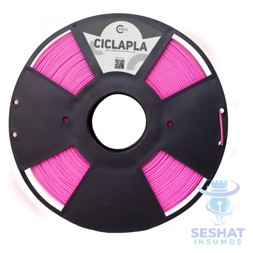 Filamento PLA Cicla 1 kg 1,75 mm para Impresora 3D | Seshat Insumos | Producto Chileno 24