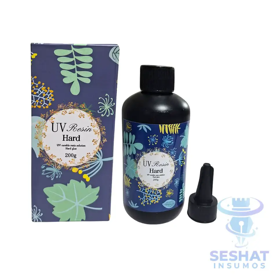 Resina UV Hard 200 g para Manualidades y Encapsulados 1