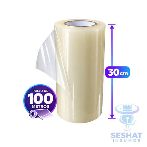 Cinta de Traspaso Transparente 80 Micras 30 cm x 100 m | Transfer para Vinilo