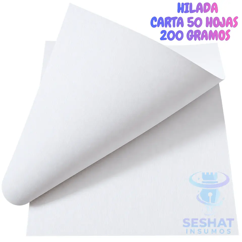 Opalina Hilada 200g Carta 50 Hojas | Papel Hilo, Tela y Grofado 2