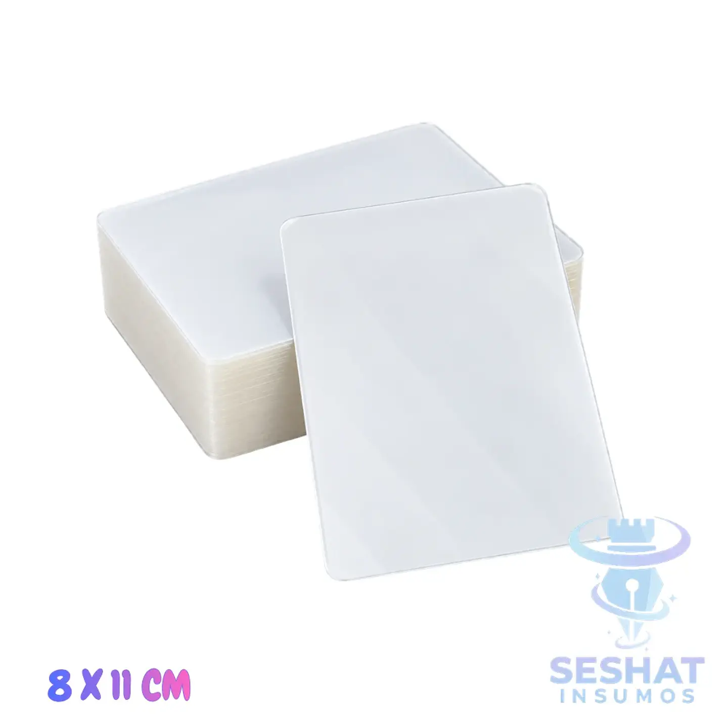 Termolamina Tamaño Carnet 8x11 cm 100 Micras | Funda para Termolaminar 1