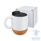 Tazón Base Corcho 13 oz Sublimable con Tapa | Mug Sublimable - Miniatura 1
