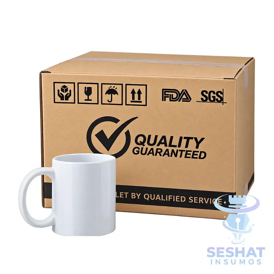 PROMOCIÓN Caja 36 Tazones Sublimables 11 oz Premium | Mug Sublimación 1