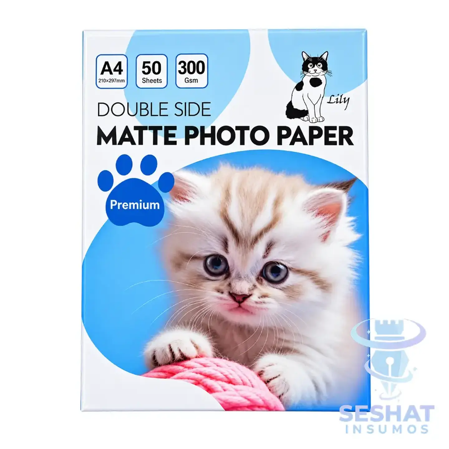 Papel Fotográfico Matte Doble Cara A4 300g Lily 50 Hojas 1