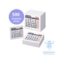 Mini Calendario 2027 66x58mm | Taco Calendario Pequeño para Manualidades y Personalizar - Miniatura 3
