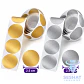 Raspes Adhesivos Circulares 2,5 cm Dorado y Plata | Raspa y Gana - Miniatura 1