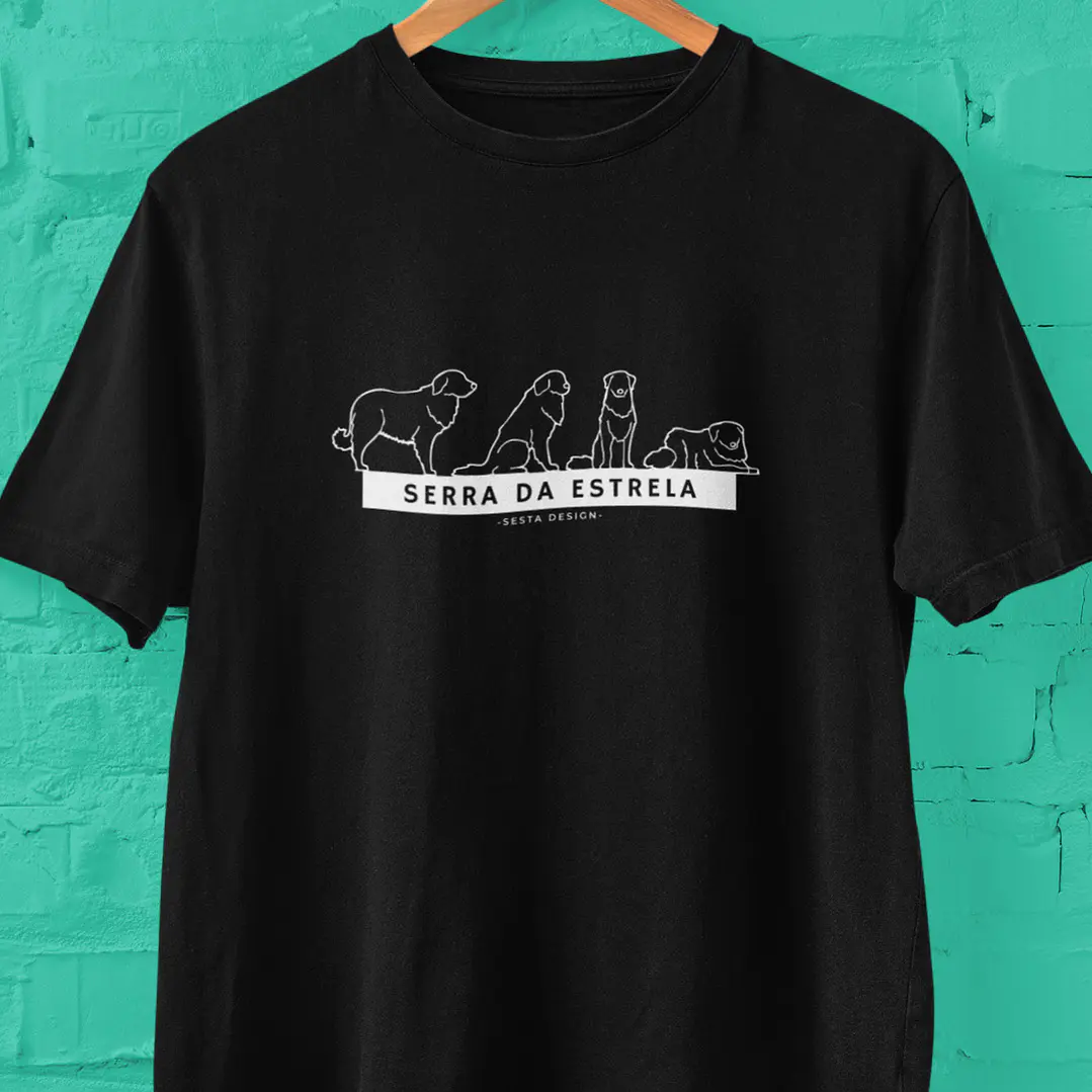 T-Shirt Unissexo Cão da Serra da Estrela 1