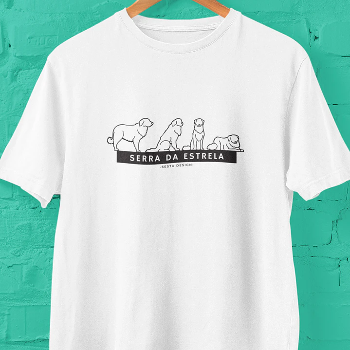 T-Shirt Unissexo Cão da Serra da Estrela 2