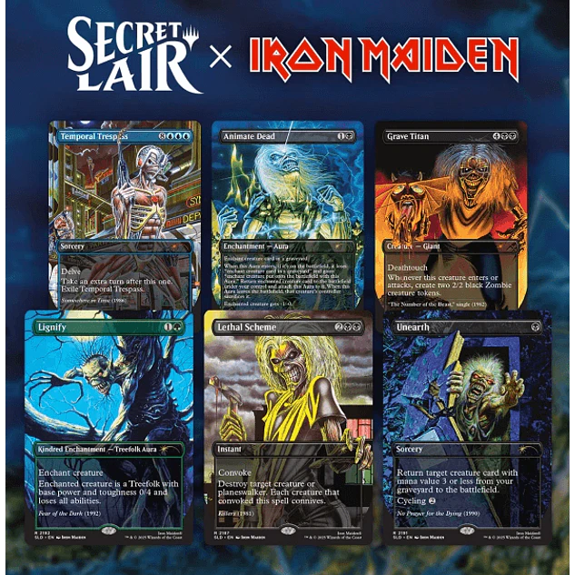 Secret Lair x Iron Maiden: Album Art​ 1