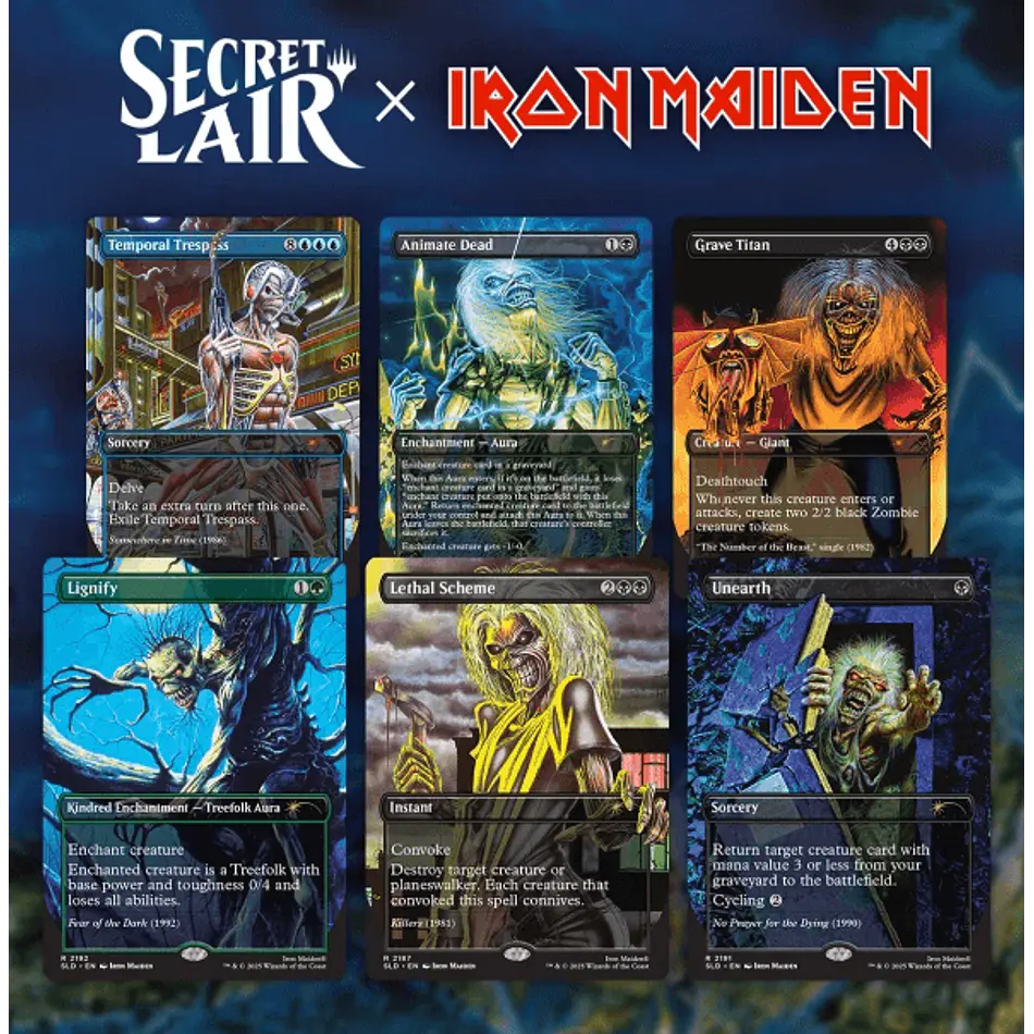 Secret Lair x Iron Maiden: Album Art​ 1