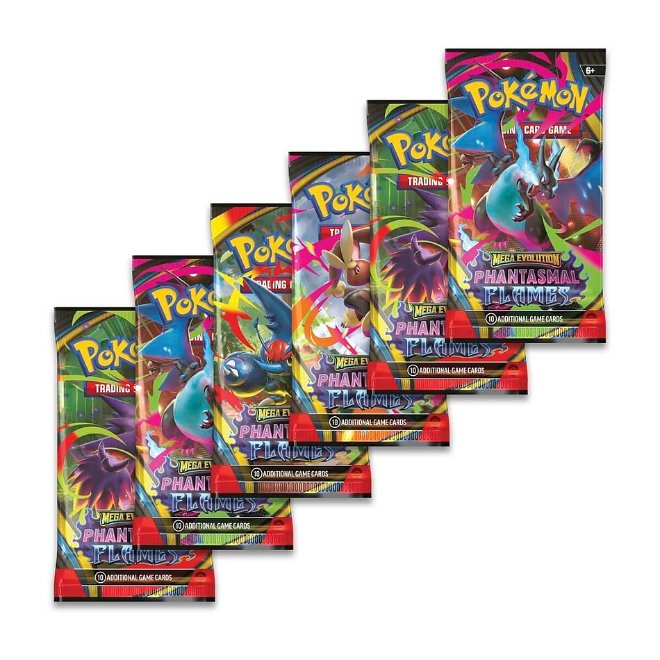 Mega Evolution: Phantasmal Flames Booster Bundle (6 Packs) 2