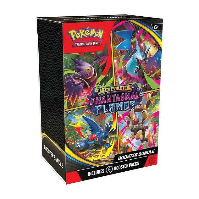 Mega Evolution: Phantasmal Flames Booster Bundle (6 Packs) 1