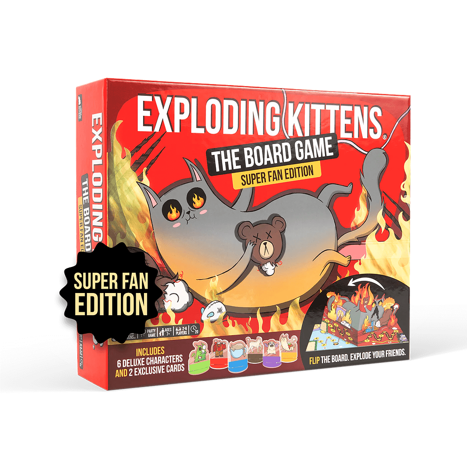 Exploding Kittens: El juego de tablero Super Fan Edition  1