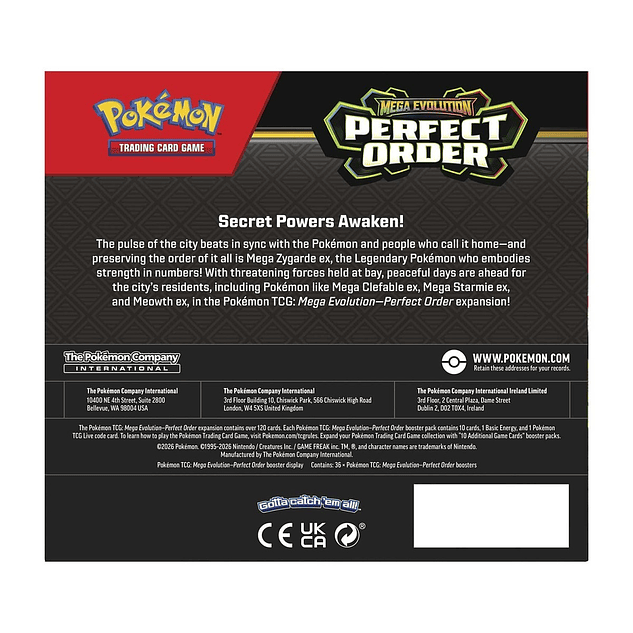 Mega Evolution: Perfect Order Booster Display Box (36 Packs) 3