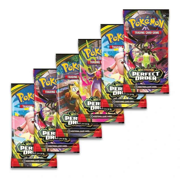 Mega Evolution: Perfect Order Booster Bundle (6 Packs) 2