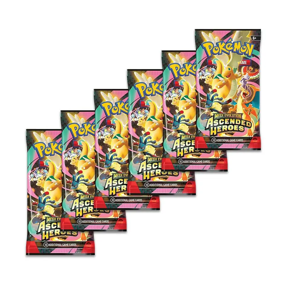 Mega Evolution: Ascended Heroes Booster Bundle (6 Packs) 3