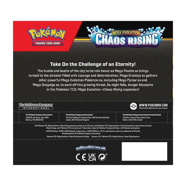 [PREVENTA] Mega Evolution: Chaos Rising Booster Display Box (36 Packs) 3