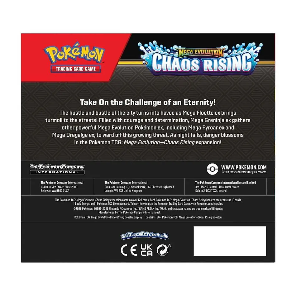 [PREVENTA] Mega Evolution: Chaos Rising Booster Display Box (36 Packs) 3