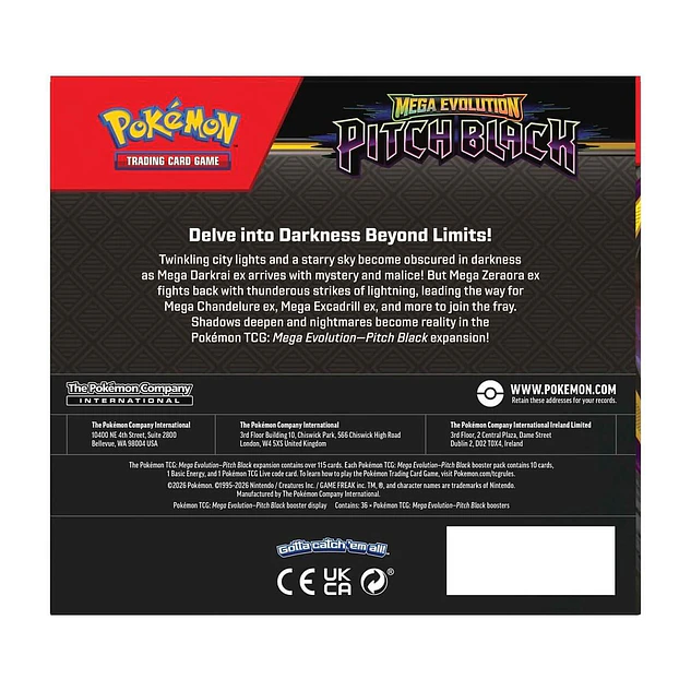 [PREVENTA] Mega Evolution: Pitch Black booster display box (36 packs) 3