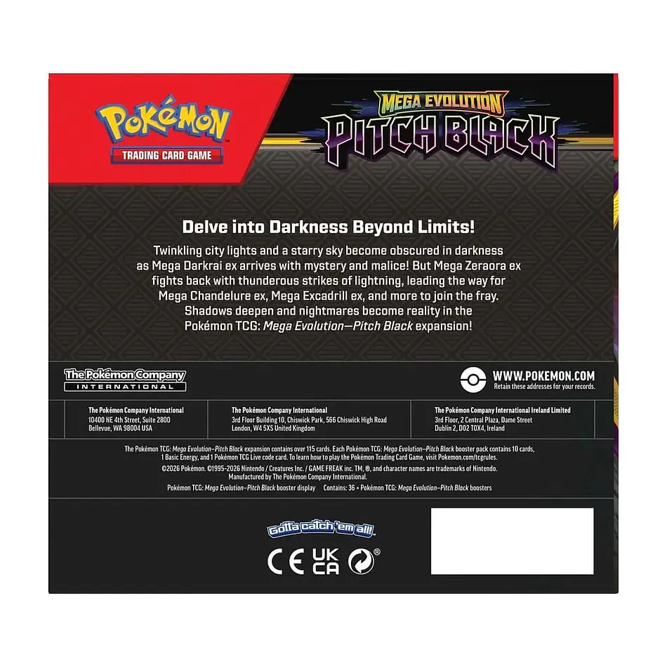 [PREVENTA] Mega Evolution: Pitch Black booster display box (36 packs) 3