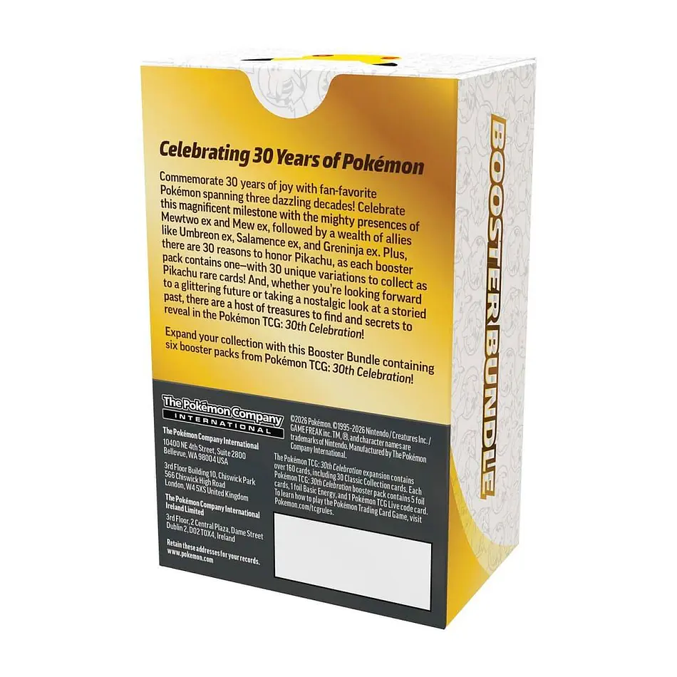 30th Celebration Booster Bundle (6 Packs) 3