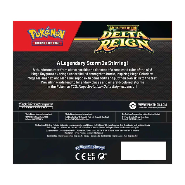 Mega Evolution: Delta Reign Booster Display Box (36 Packs) 3