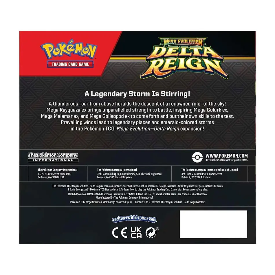 Mega Evolution: Delta Reign Booster Display Box (36 Packs) 3