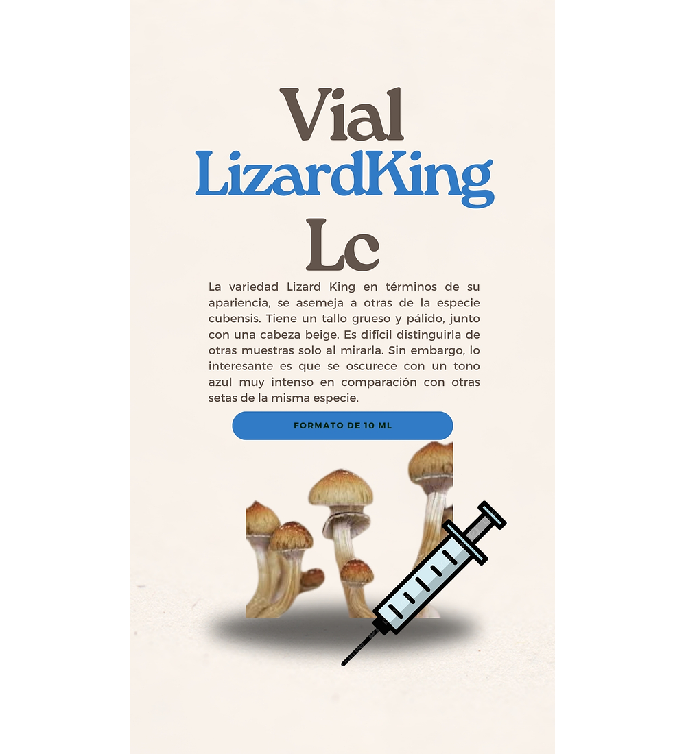 Vial de Esporas de Lizard King - 10 ml