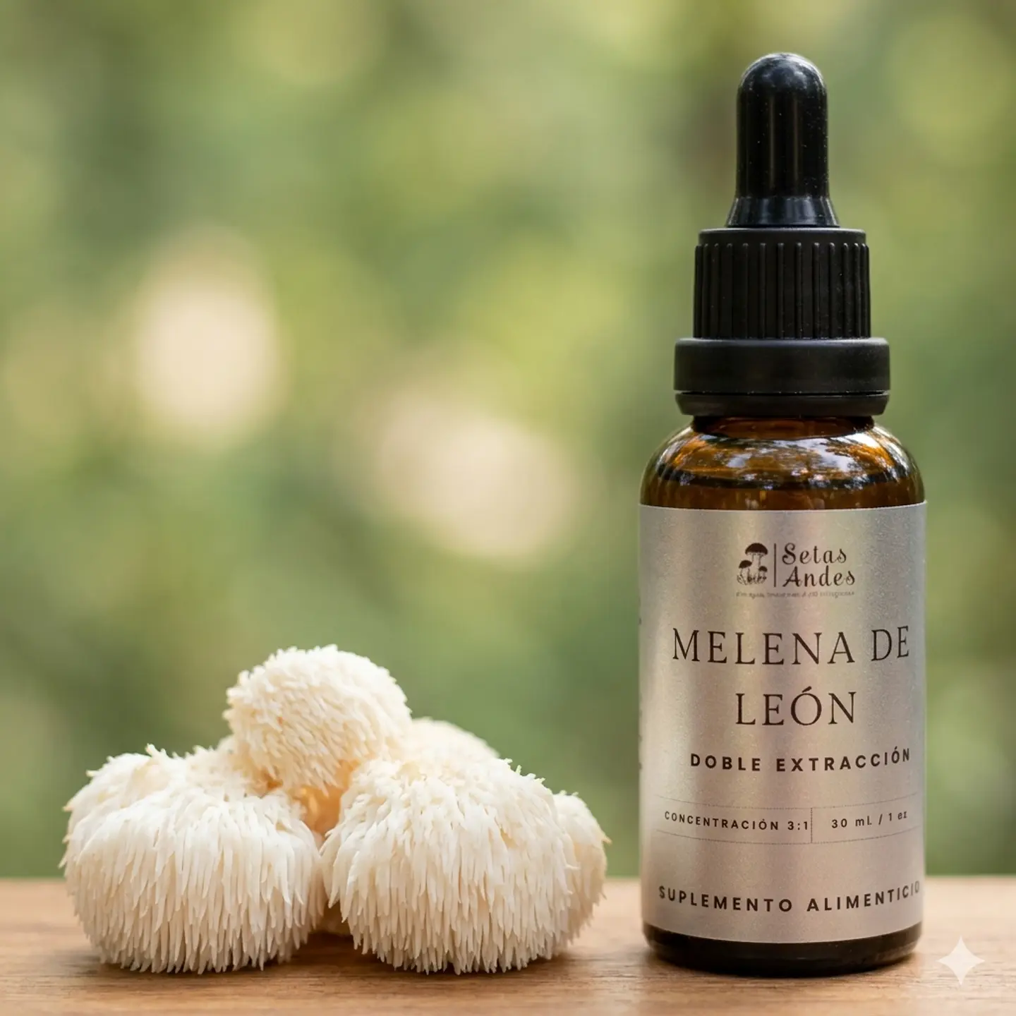 Extracto de Melena de León (Hericium erinaceus) – 30 ml | Extracto 3:1 1
