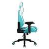 Silla Gamer Nova White Turquoise Space