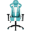 Silla Gamer Nova White Turquoise Space