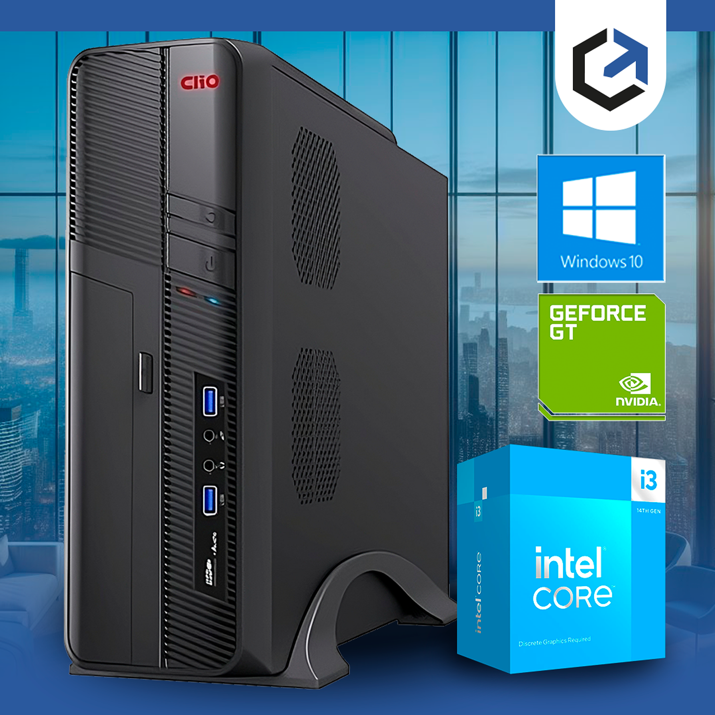 PC OFICINA INTEL I3-14100 / 16GB RAM / DISCO SSD 1TB