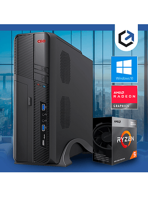 PC OFICINA AMD RYZEN 5 4600G / 16GB RAM / DISCO SSD 1TB