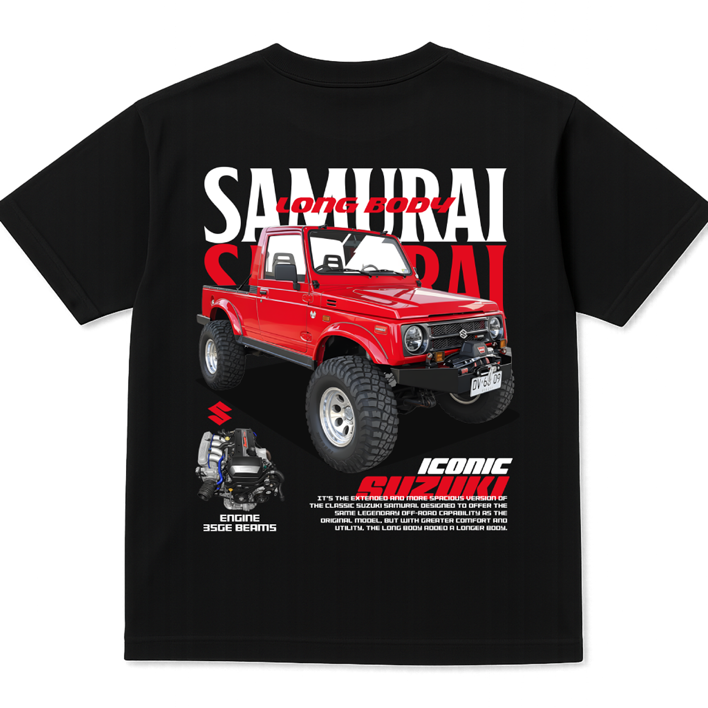 Samurai Long Body Motor Beams 1